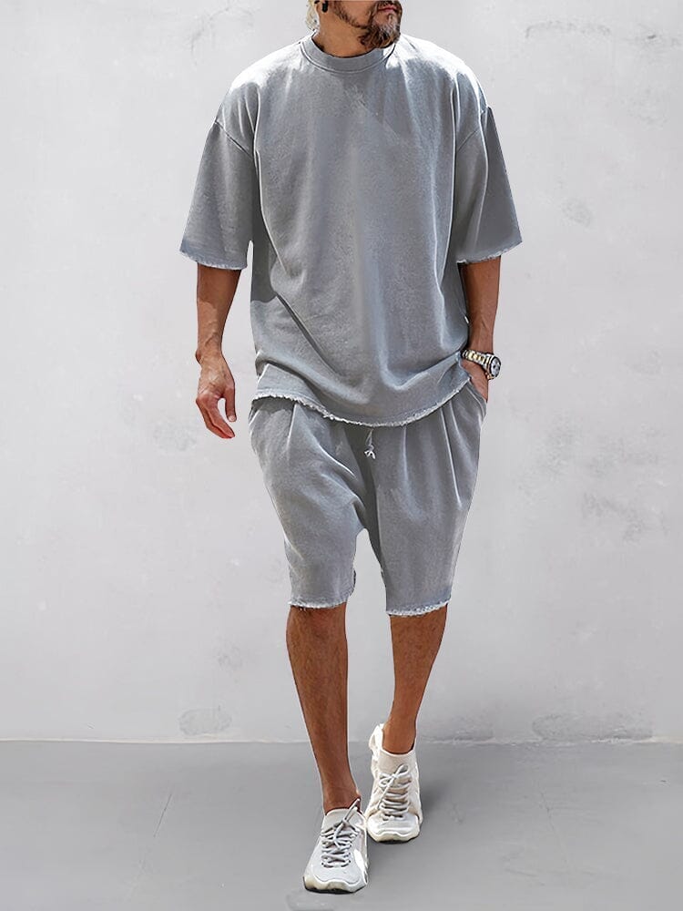 Heren Oversized Set – Casual voor Dagelijks Gebruik, Geschikt voor Sportieve Activiteiten