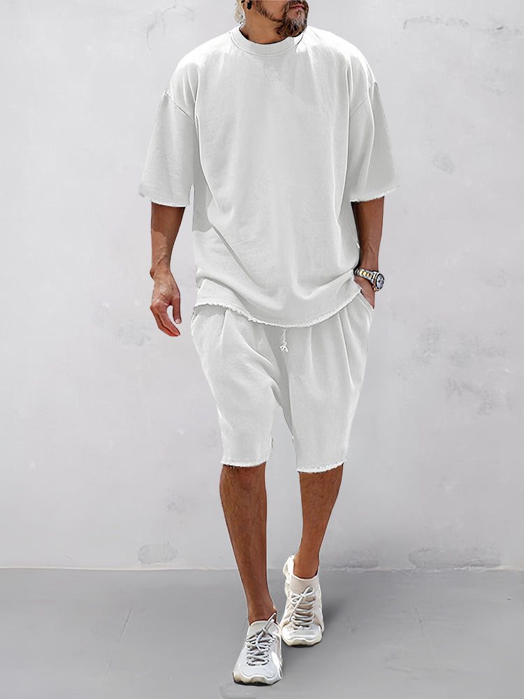 Heren Oversized Set – Casual voor Dagelijks Gebruik, Geschikt voor Sportieve Activiteiten