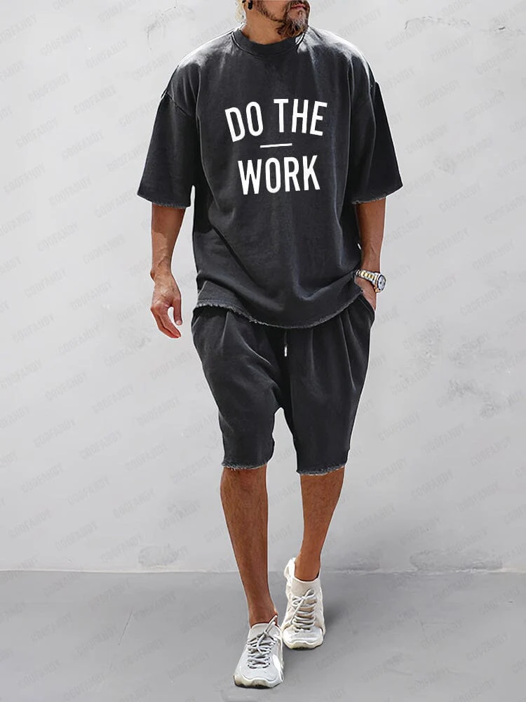 Heren Oversized Set – Casual voor Dagelijks Gebruik, Geschikt voor Sportieve Activiteiten