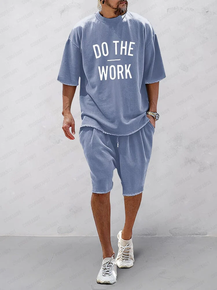 Heren Oversized Set – Casual voor Dagelijks Gebruik, Geschikt voor Sportieve Activiteiten