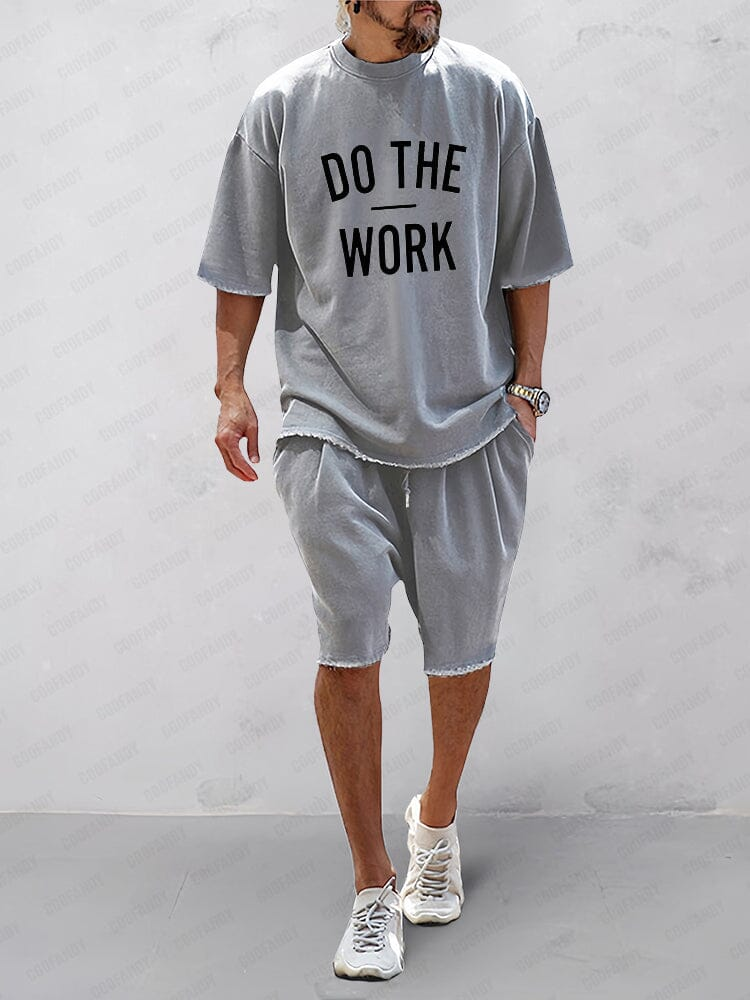 Heren Oversized Set – Casual voor Dagelijks Gebruik, Geschikt voor Sportieve Activiteiten