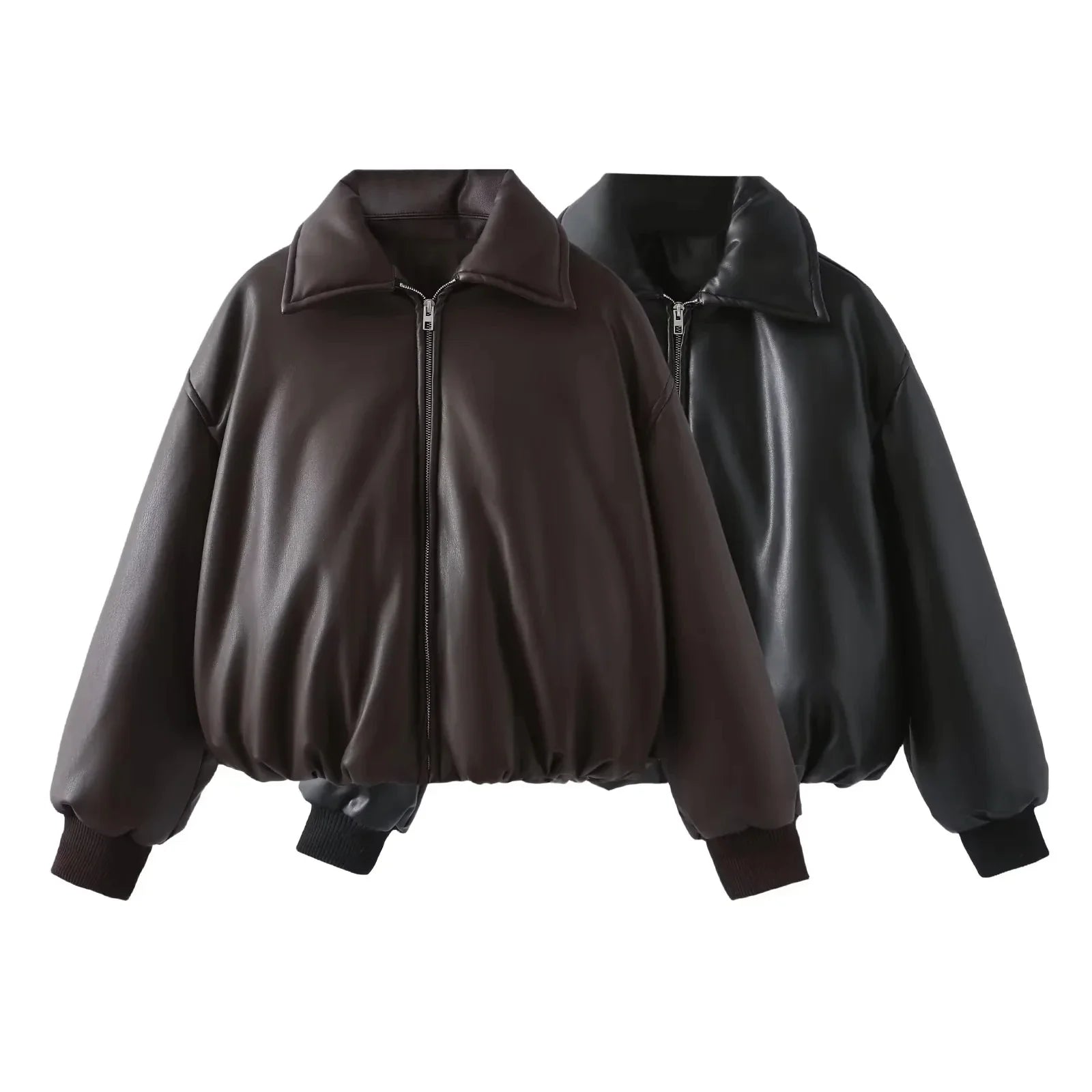 Bonita Jas | Dames Jas met Oversized Pasvorm en Vegan Leer
