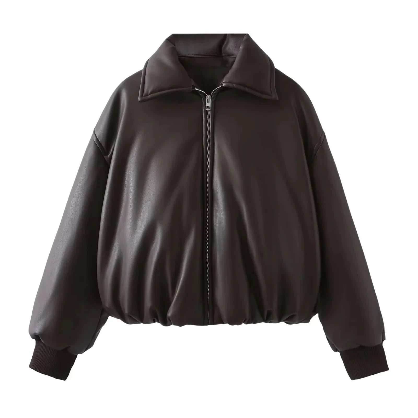 Bonita Jas | Dames Jas met Oversized Pasvorm en Vegan Leer