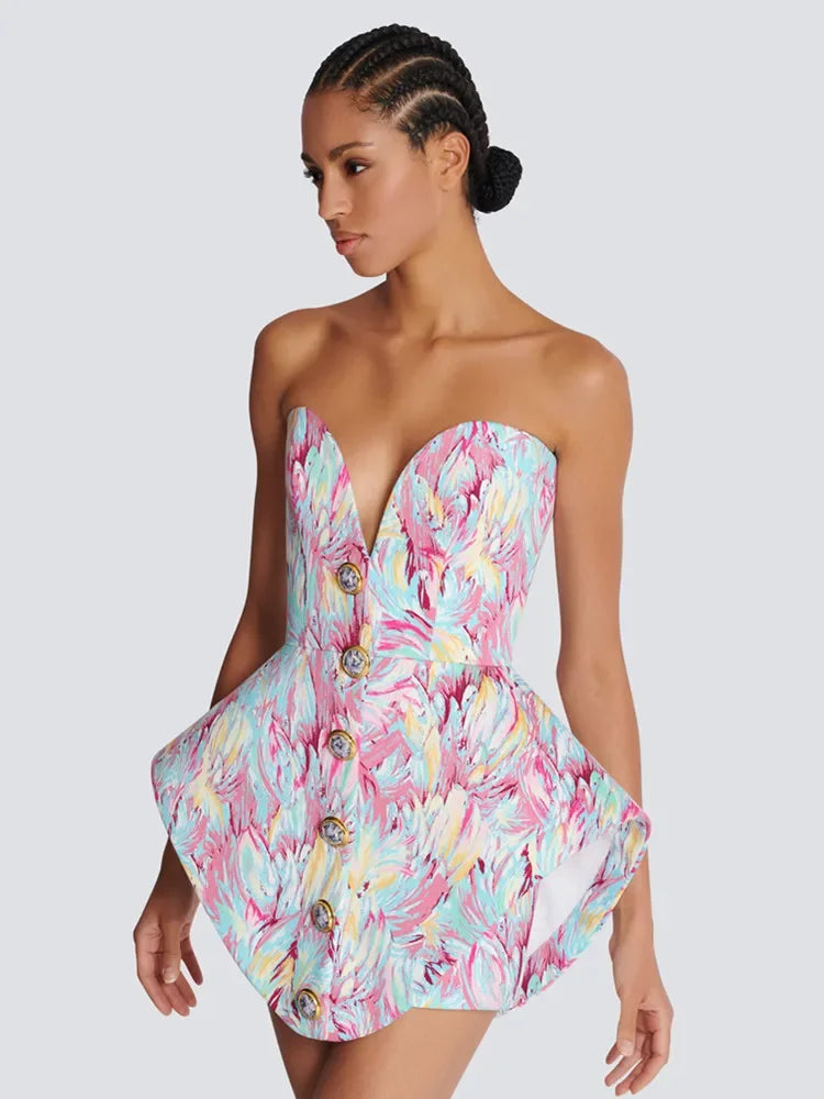 PRIS | Strapless Mini Jurk voor Dames