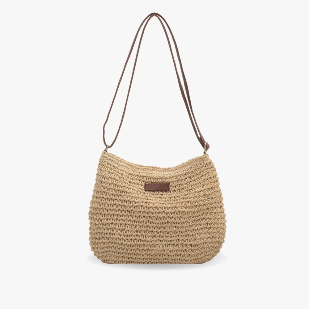 Beige Schoudertas | Dames tas met verstelbare band en minimalistische stijl voor dagelijks gebruik