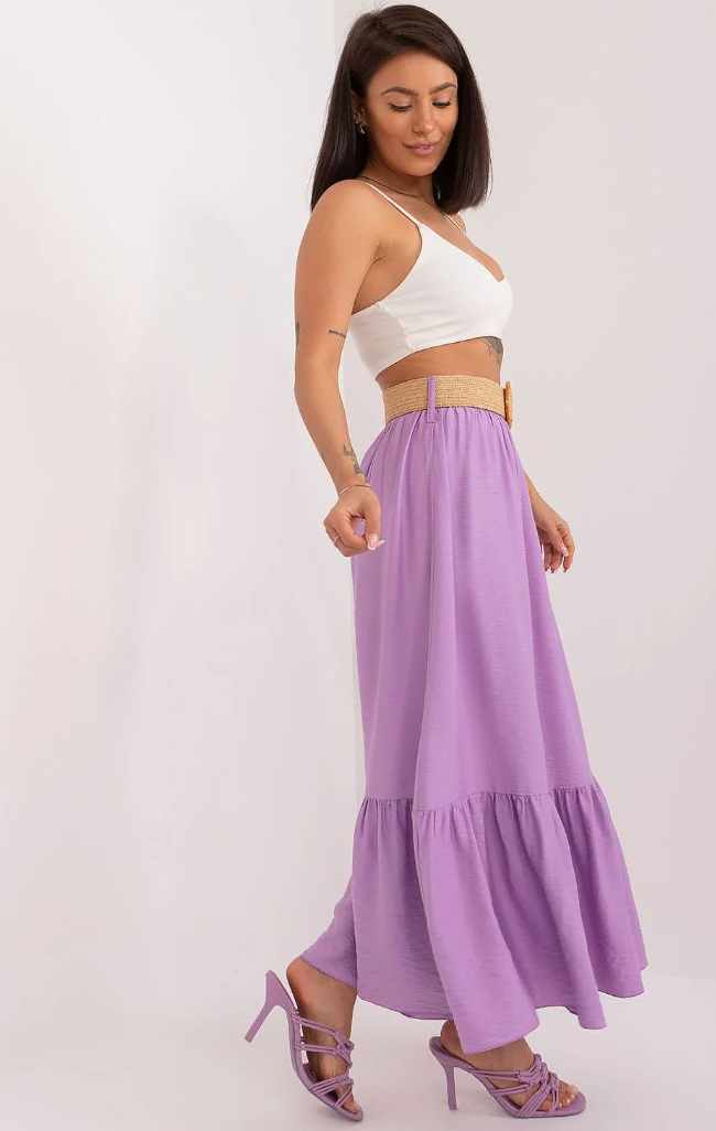 Sanne | Maxi Rok Dames met Volant – Zomerrok Lang