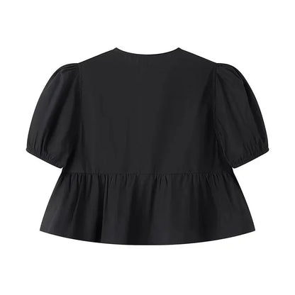 Petronelle – Crop Top – Comfortabele Katoenmix – Trendy Design