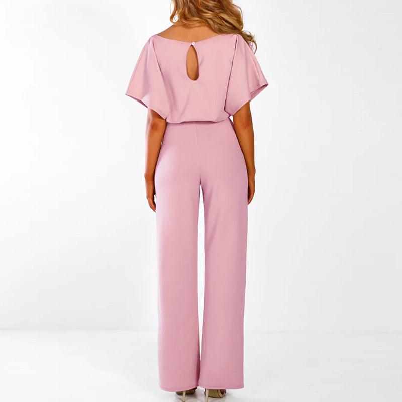 FLOOR - Dames Jumpsuit met Korte Mouwen | Perfect voor het voorjaar