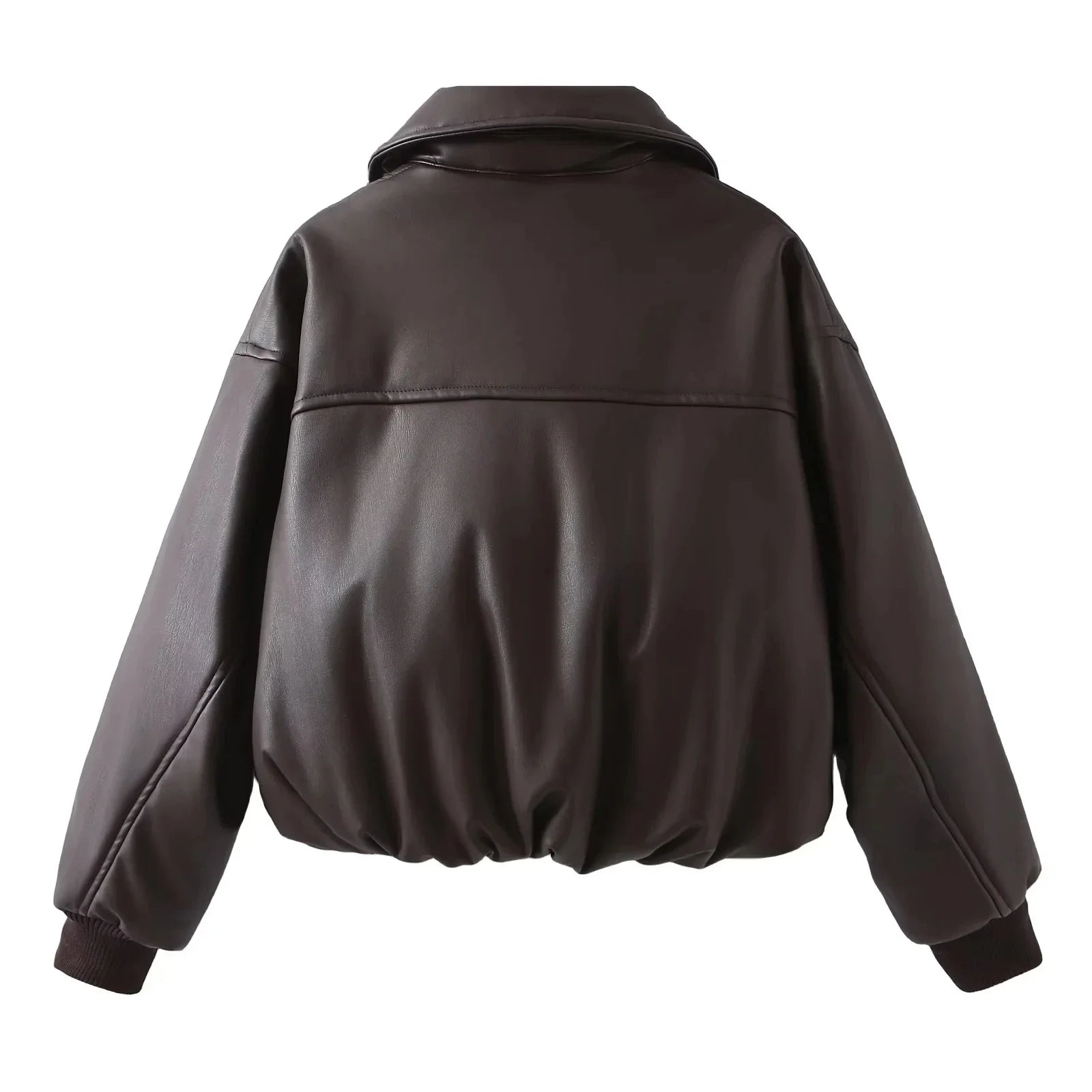 Bonita Jas | Dames Jas met Oversized Pasvorm en Vegan Leer