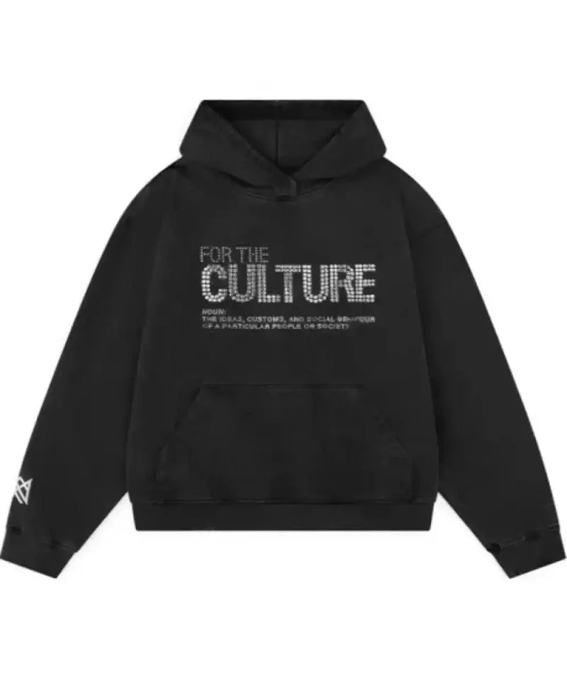 Robin Hoodie | Uniseks Hoodie met Rhinestone Details en Urban Streetstyle