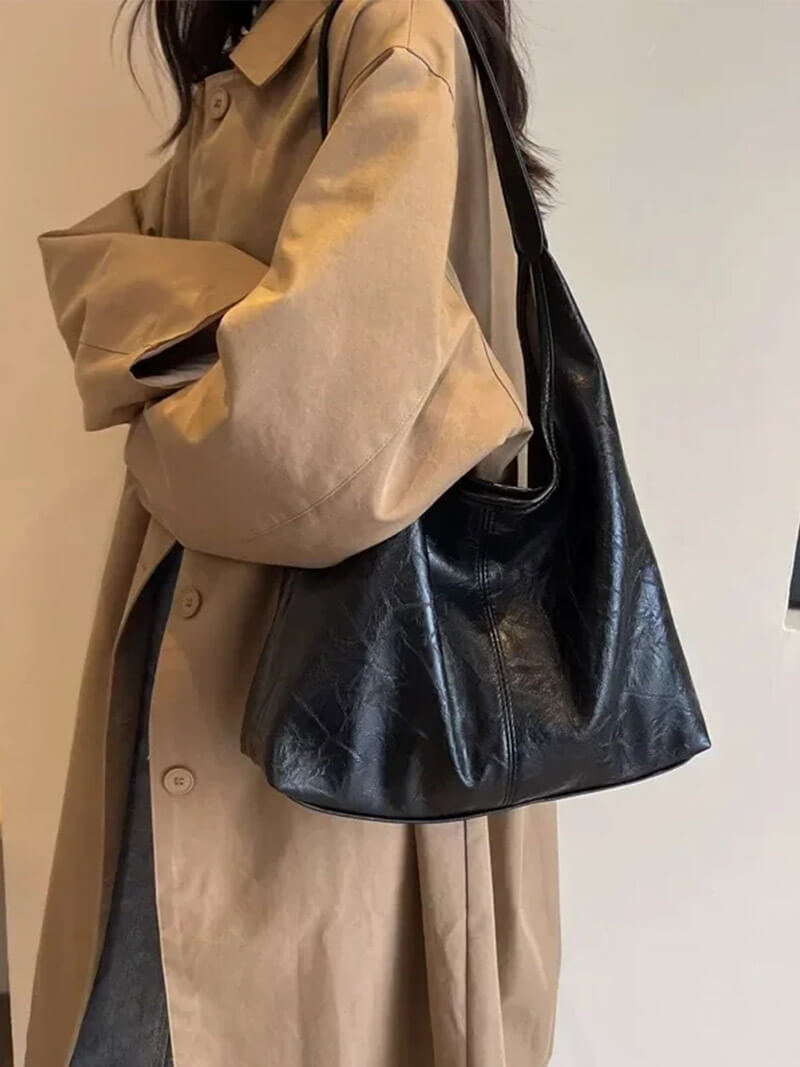 Leren schoudertas dames | Minimalistisch design van hoogwaardig leer