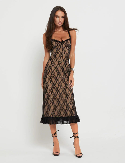 EVI | Elegante Kanten Maxi Jurk voor Dames