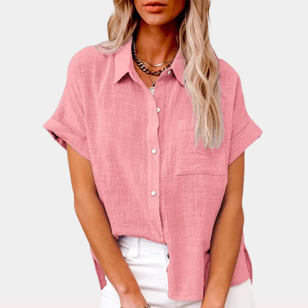 Dames Oversized Blouse – Geschikt voor Lente en Zomer, Casual Gebruik