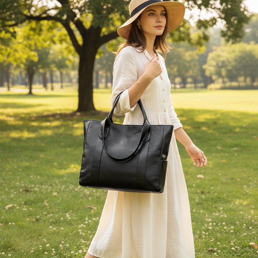Dames Schoudertas – Retro Ontwerp met Glad Oppervlak