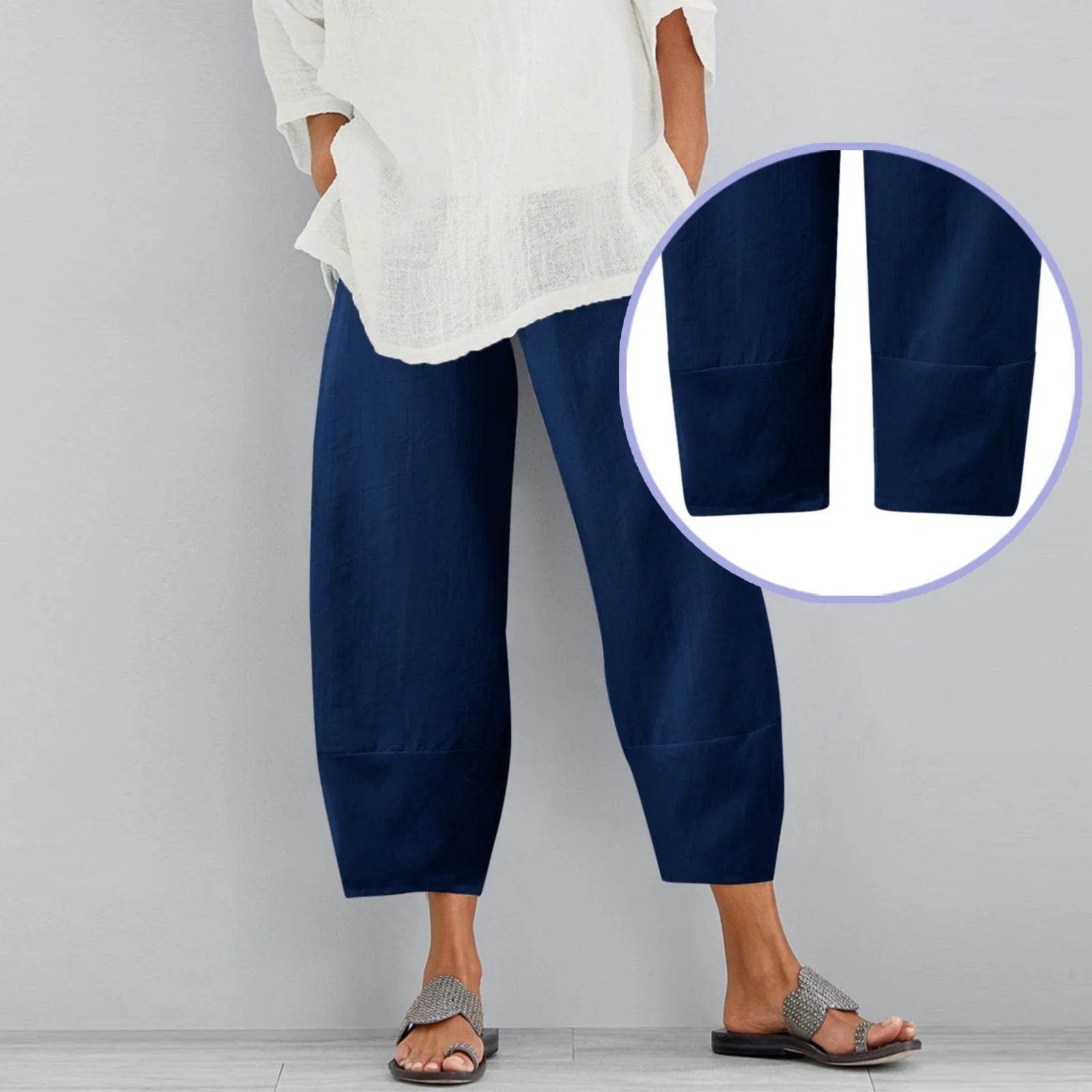 Dames Losvallende Broek – Casual Pasvorm voor Dagelijks Gebruik