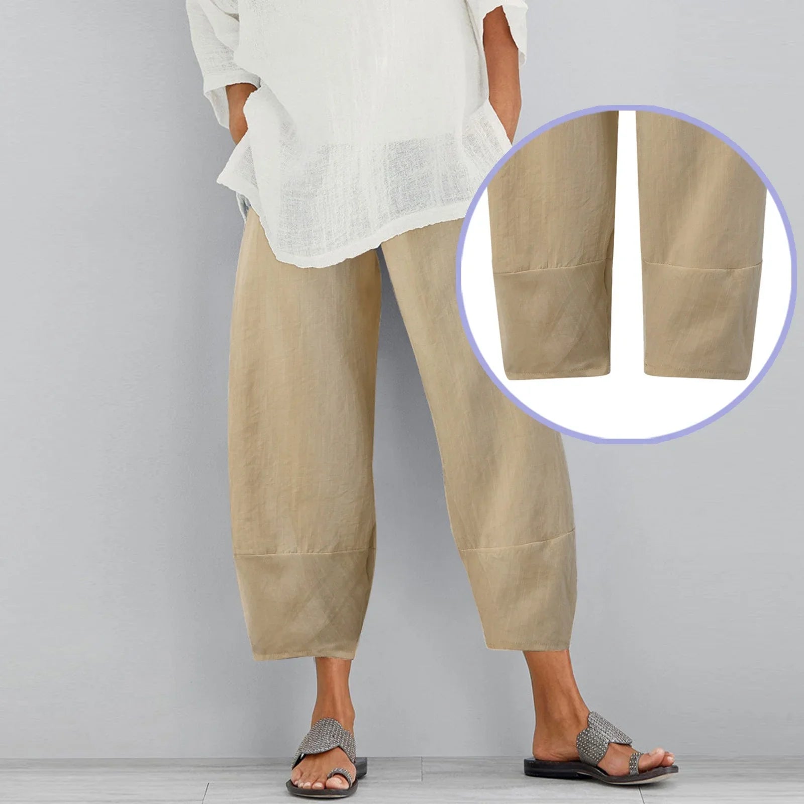 Dames Losvallende Broek – Casual Pasvorm voor Dagelijks Gebruik