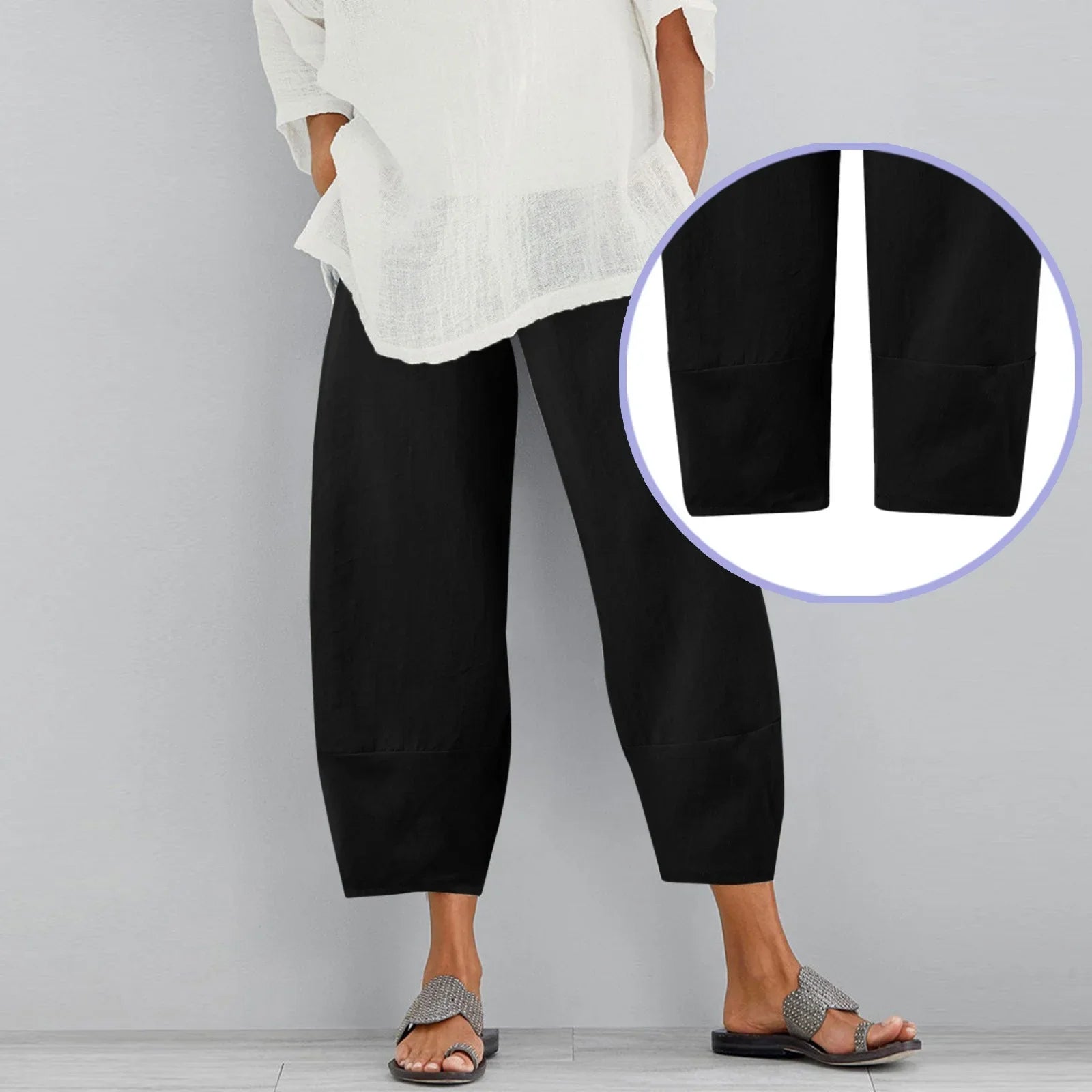 Dames Losvallende Broek – Casual Pasvorm voor Dagelijks Gebruik