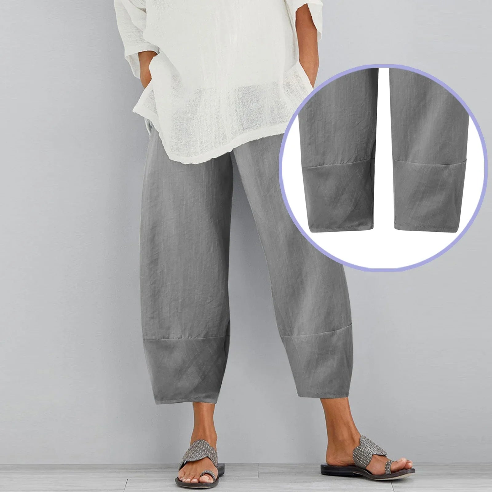 Dames Losvallende Broek – Casual Pasvorm voor Dagelijks Gebruik