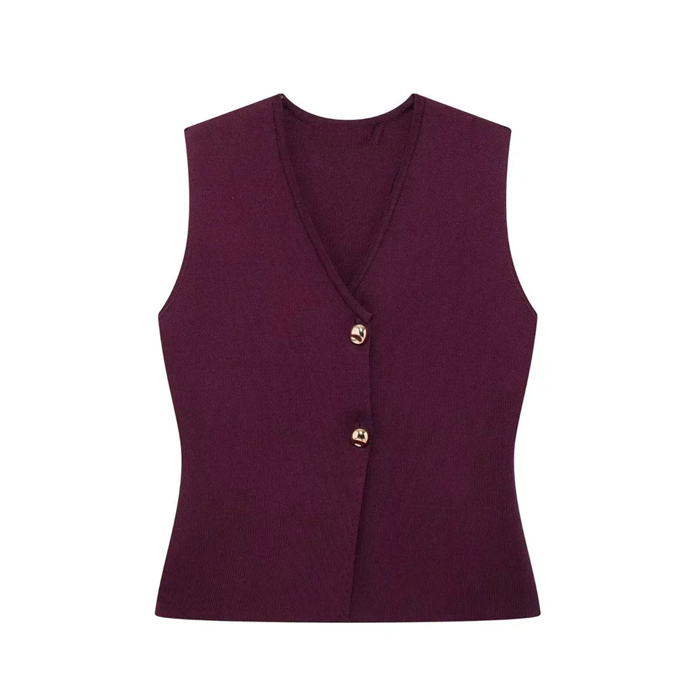 Bau-ann | Mouwloze Gilet Top