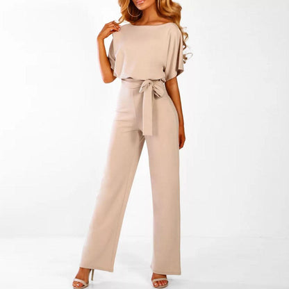 FLOOR - Dames Jumpsuit met Korte Mouwen | Perfect voor het voorjaar