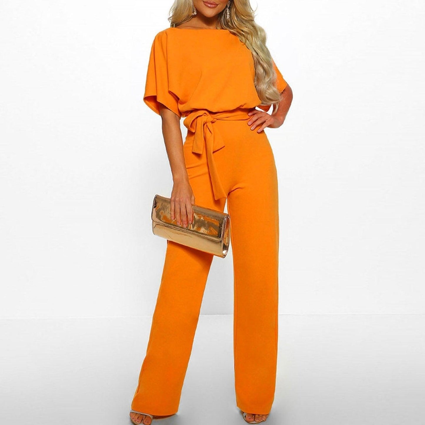FLOOR - Dames Jumpsuit met Korte Mouwen | Perfect voor het voorjaar