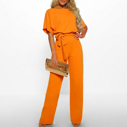 FLOOR - Dames Jumpsuit met Korte Mouwen | Perfect voor het voorjaar