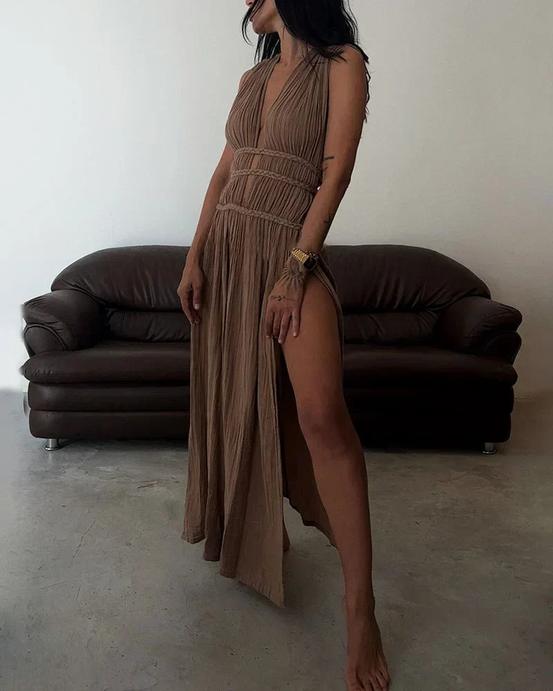 Beach Dress |Dames strandjurk met luchtige pasvorm en chique zomerse uitstraling voor strand en avond