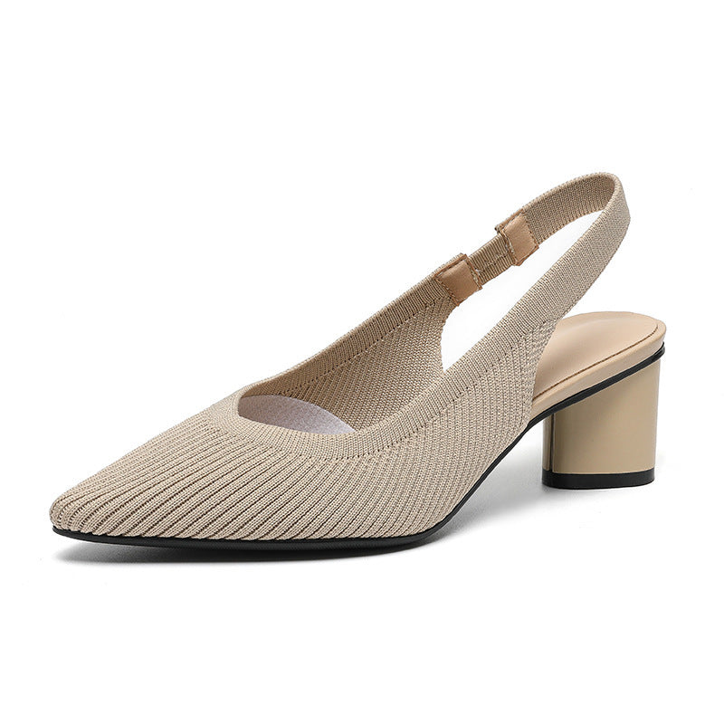 Slingback Hakken | Dames pumps met puntige neus en lage blokhak – elegant &amp; comfortabel