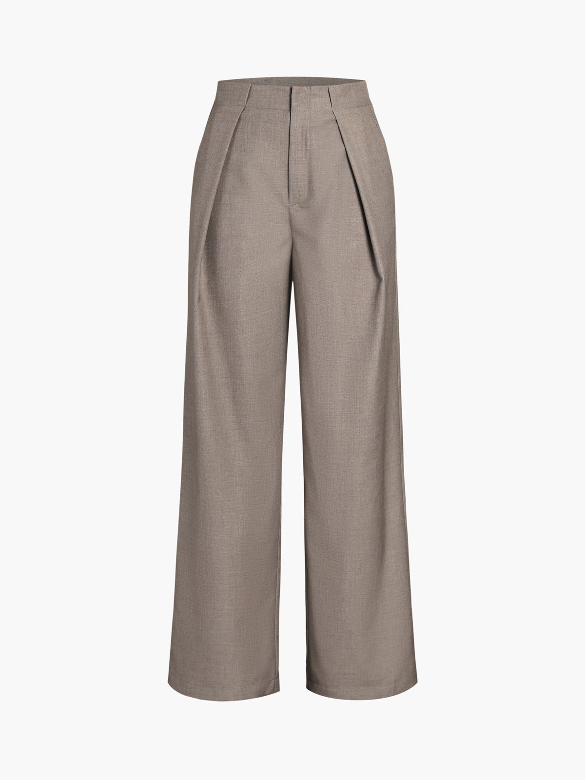 Alex - Rechte Broek met Effen Zakken