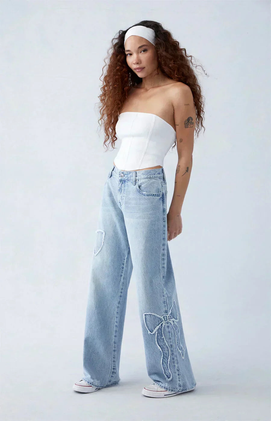Althea - De Baggy Jeans met Strik