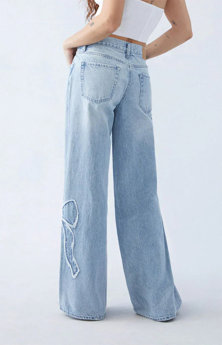 Althea - De Baggy Jeans met Strik