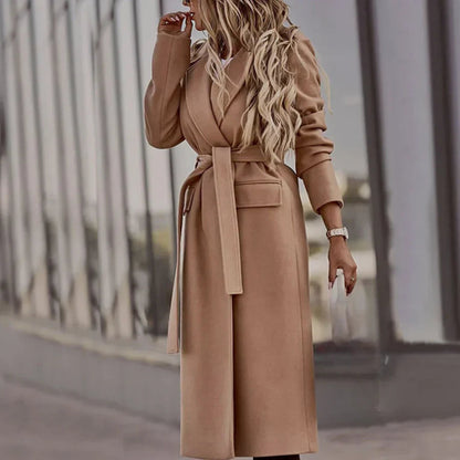 Amanda - Elegant Damesjasje Met Modieuze Riem