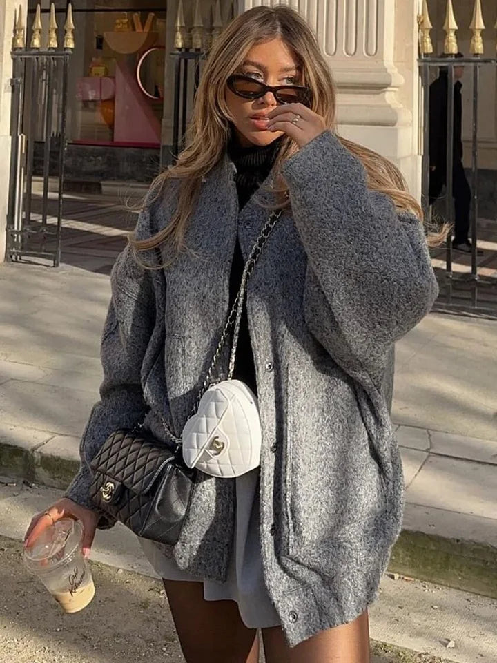Oversized herfst Bomber | Dames bomberjack met relaxte fit en moderne look