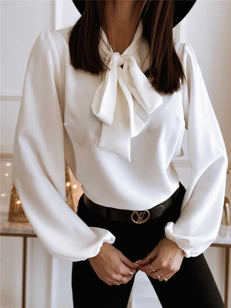 Annie - Stijlvolle Blouse met Strik voor Dames
