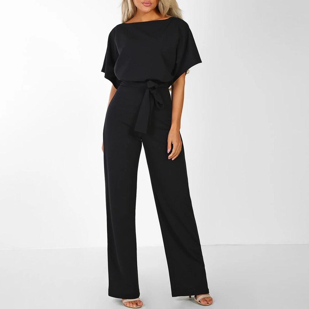 FLOOR - Dames Jumpsuit met Korte Mouwen | Perfect voor het voorjaar