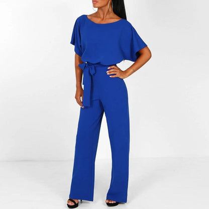 FLOOR - Dames Jumpsuit met Korte Mouwen | Perfect voor het voorjaar