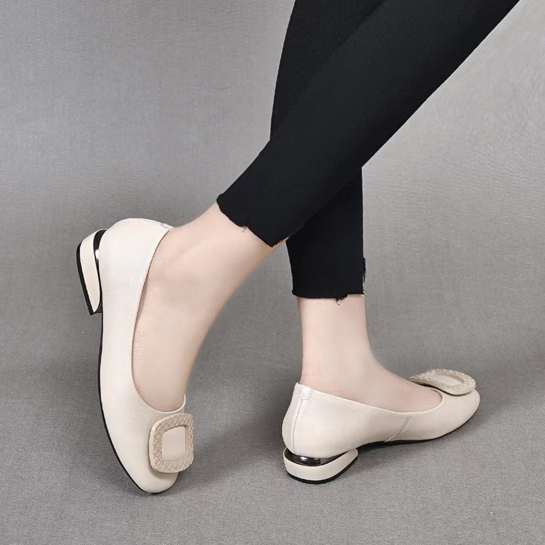 Premium Orthopedische Ballerina | Dames ballerina van PU leer met pijnverlichtend effect