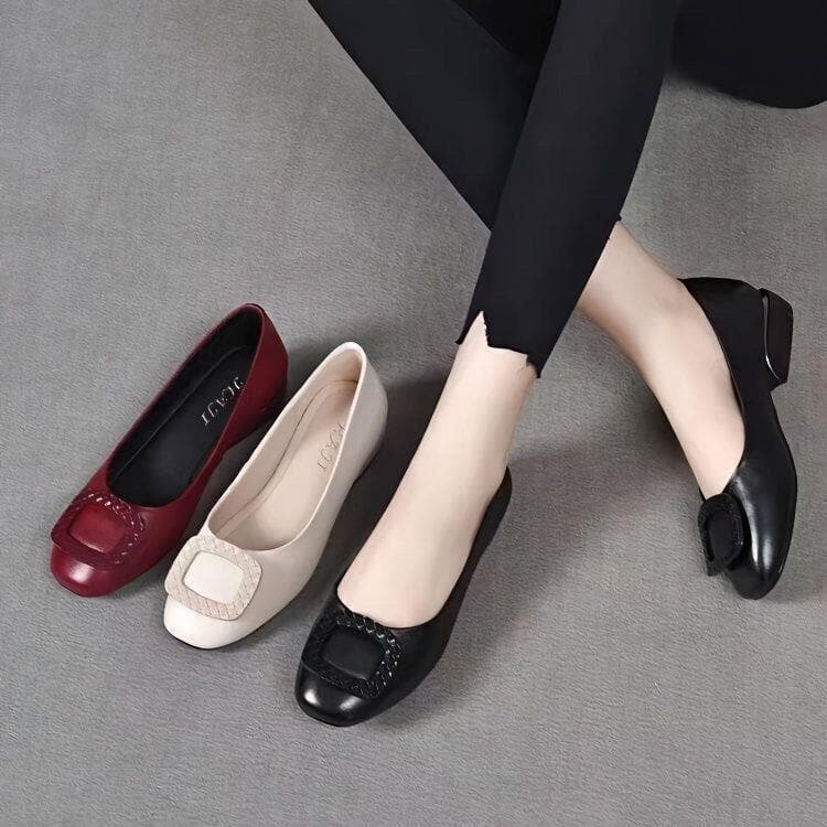 Premium Orthopedische Ballerina | Dames ballerina van PU leer met pijnverlichtend effect