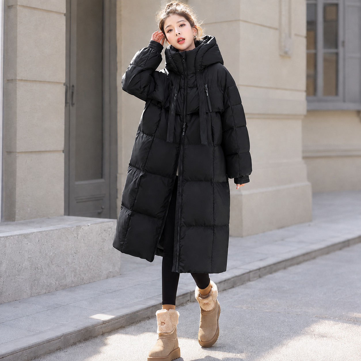 Dames Parka Jas met Capuchon | Lange Winterjas voor Warmte & Stijl