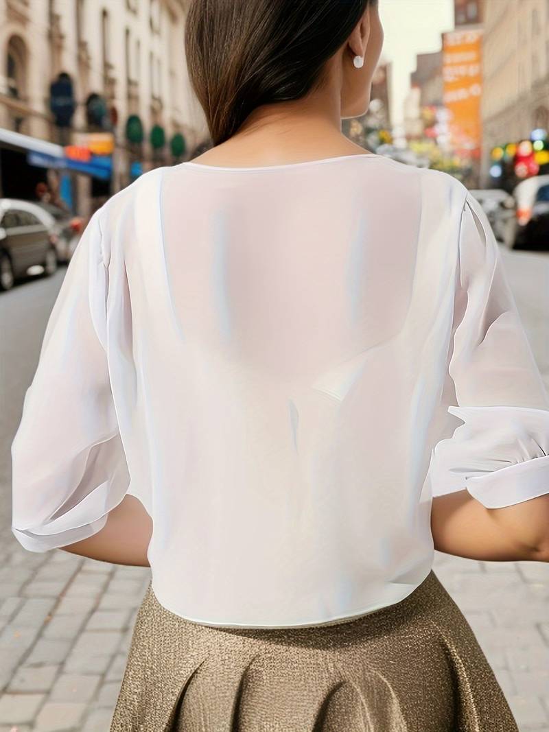 Blair - Open Blouse Voor De Lente