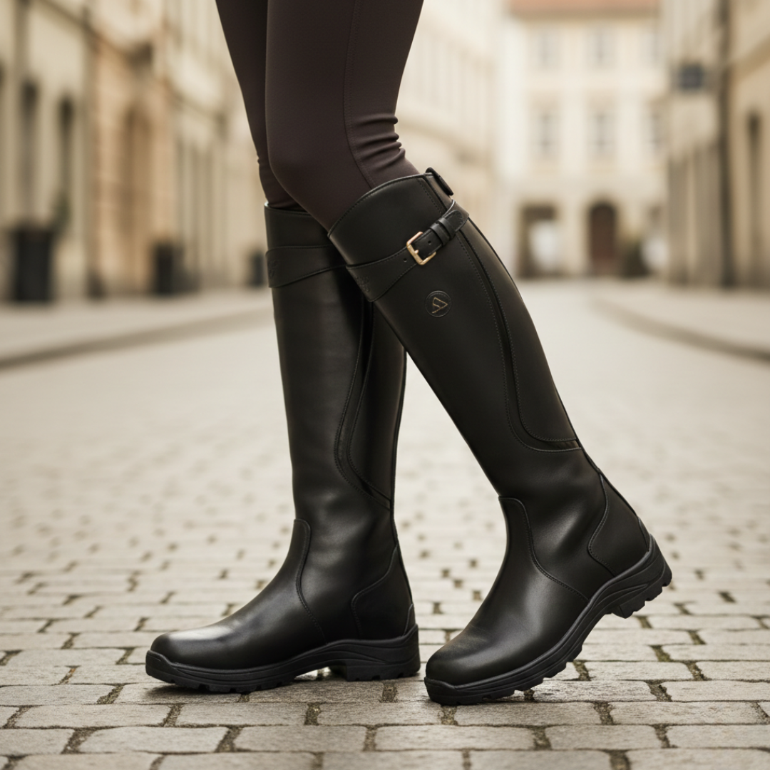 Dames Orthopedische Laarzen Kniehoog - Waterdicht Veganistisch Leer