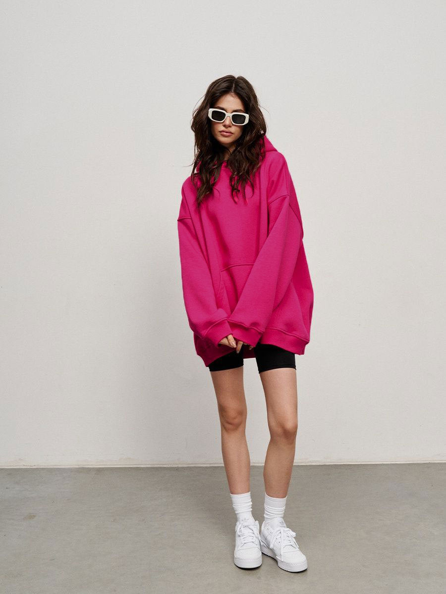 Brenna - Comfortabele Oversized Lente Hoodie met Voorzak voor Vrouwen