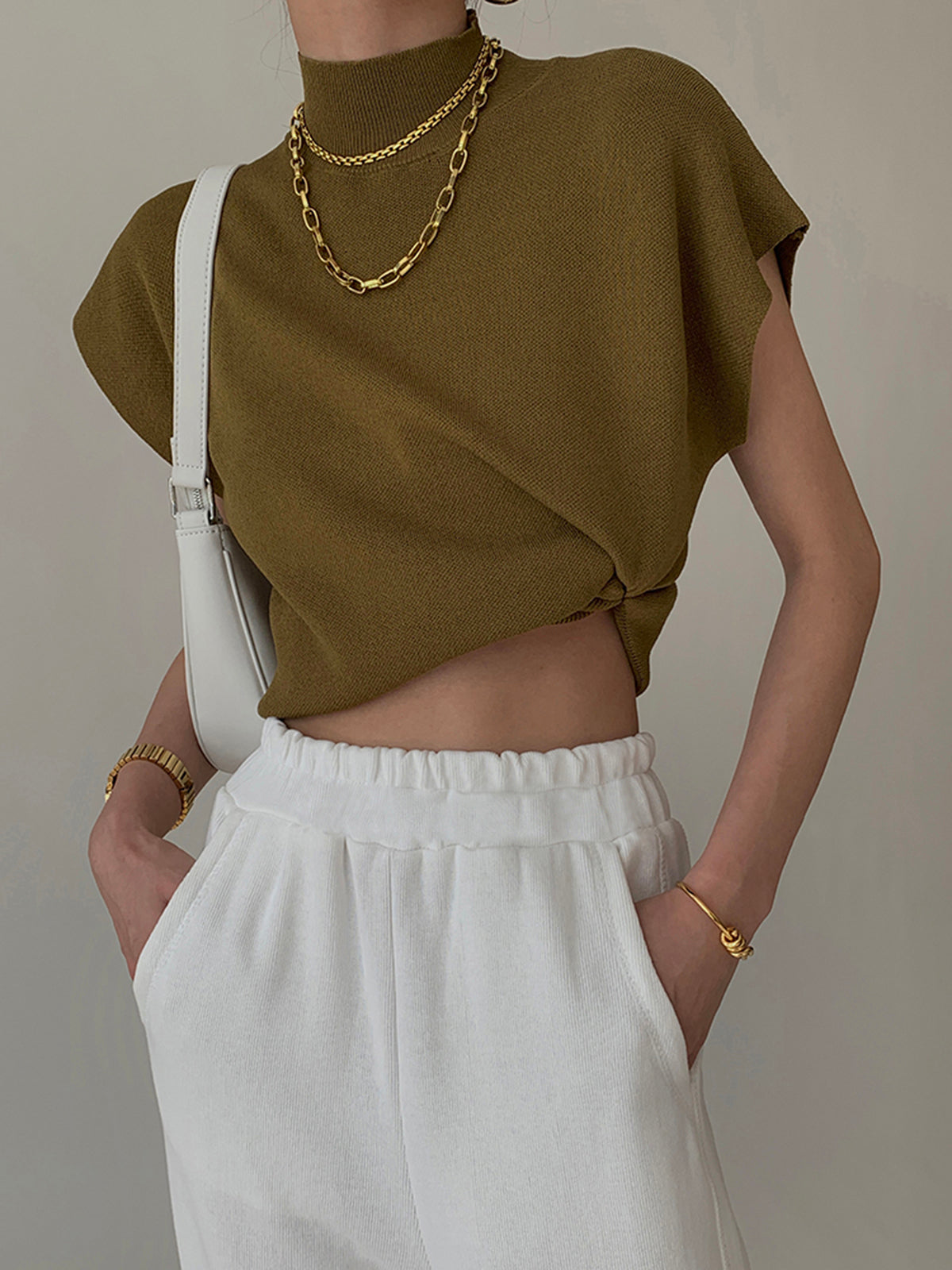 Caroline Pullover Trui | Dames gebreide casual trui in effen design