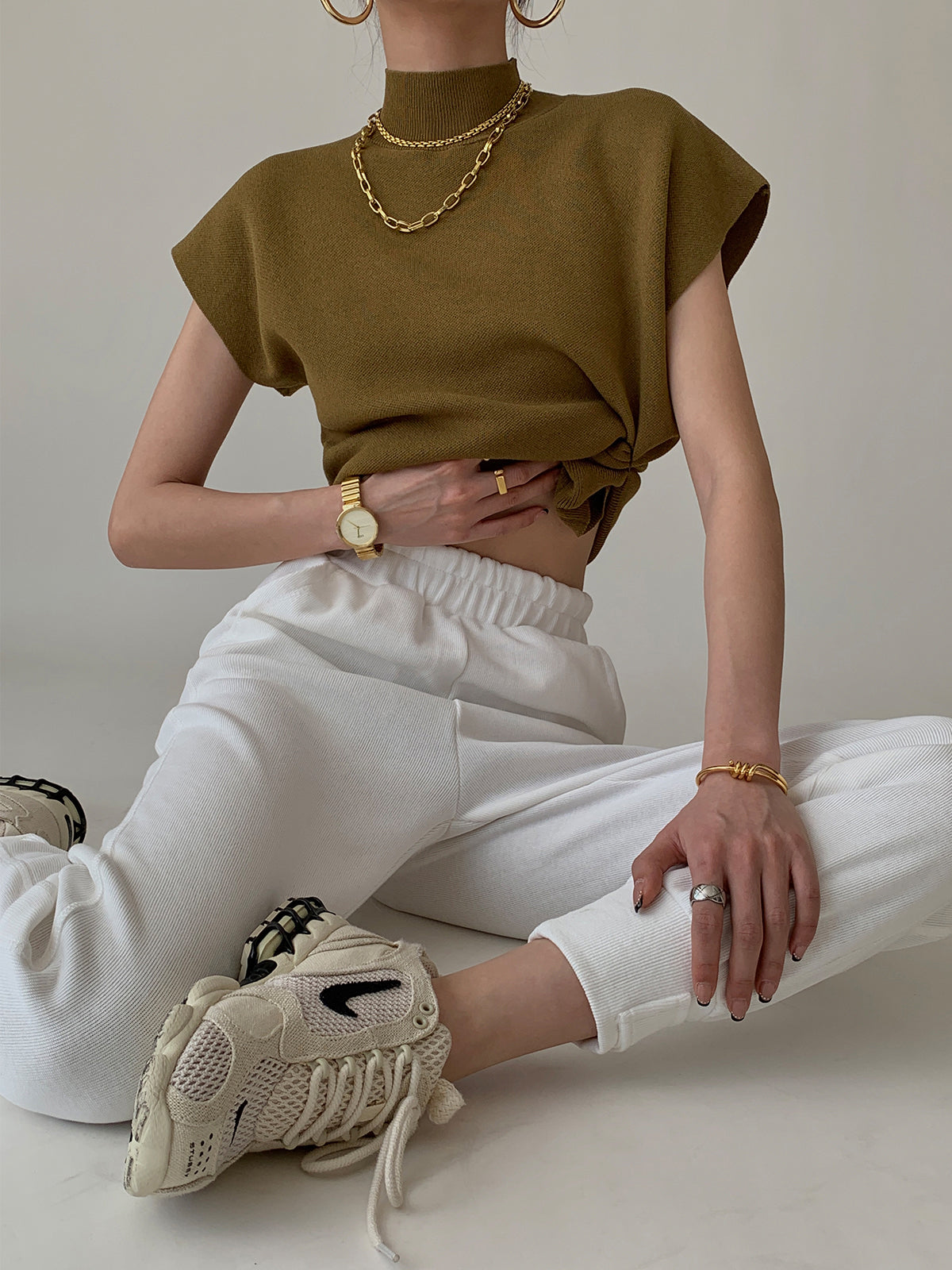 Caroline Pullover Trui | Dames gebreide casual trui in effen design