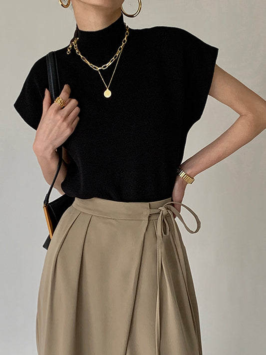 Caroline - Casual Solid Pullover Trui Vest
