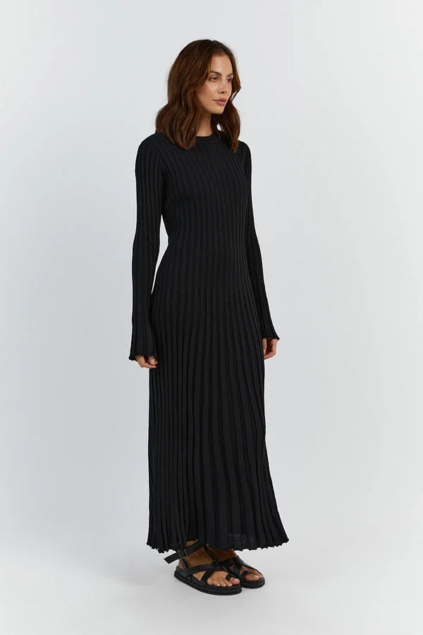 Maria jurk dames | Luxe aansluitende jurk met stretch en flatterende pasvorm
