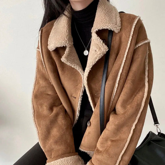 Cindy - Sherpa Rand Jas voor Vrouwen