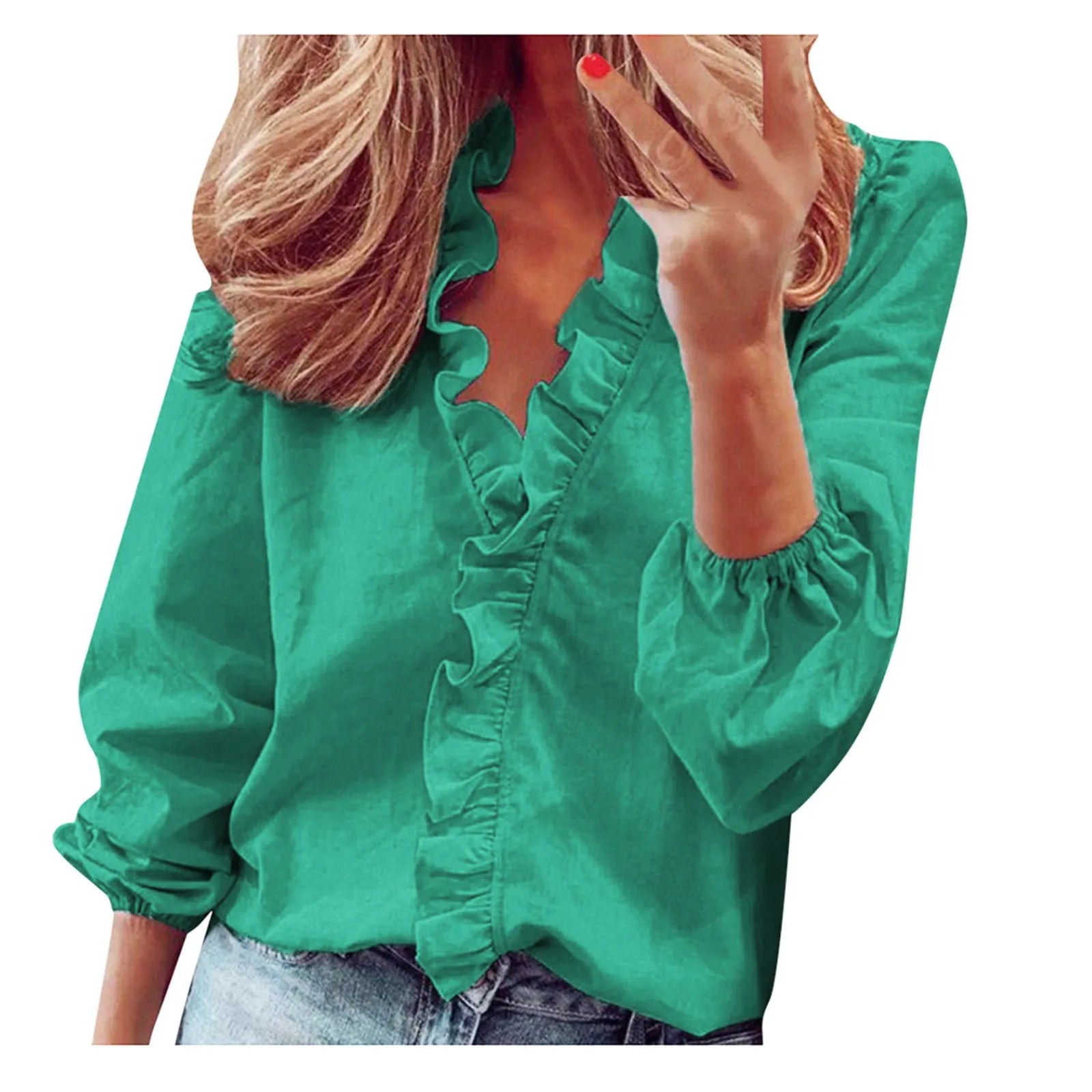Ciri - Geplooide Blouse