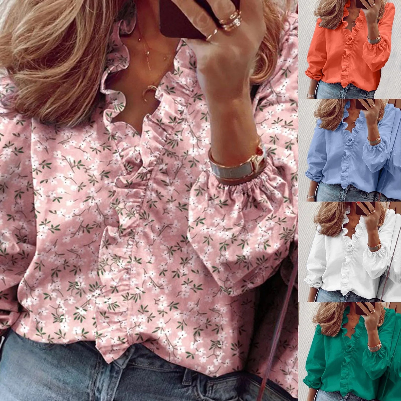 Ciri - Geplooide Blouse