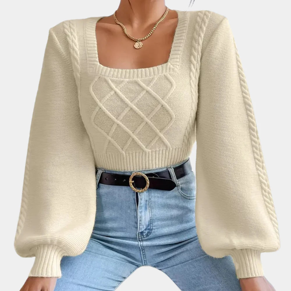 comfortabele beige trui